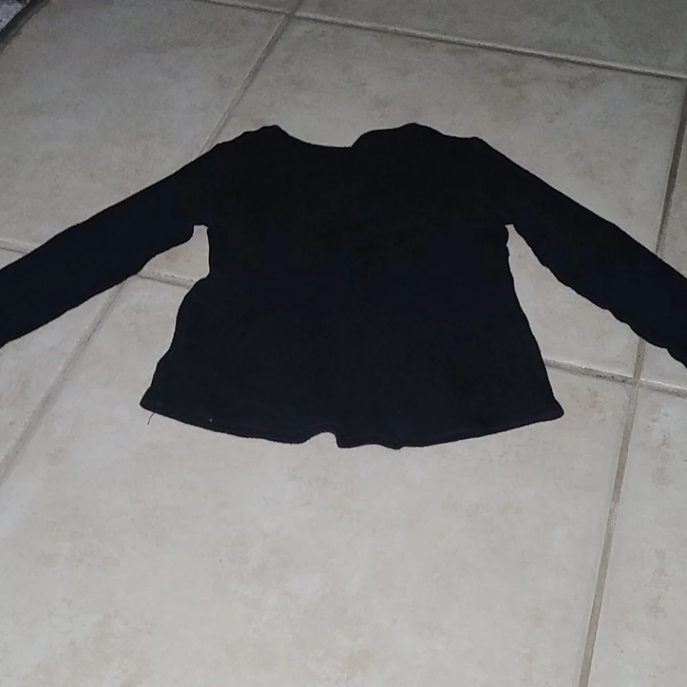Old Navy Kids Black Long Sleeve 100% Cotton Thermal Feel Shirt Size 4T EUC